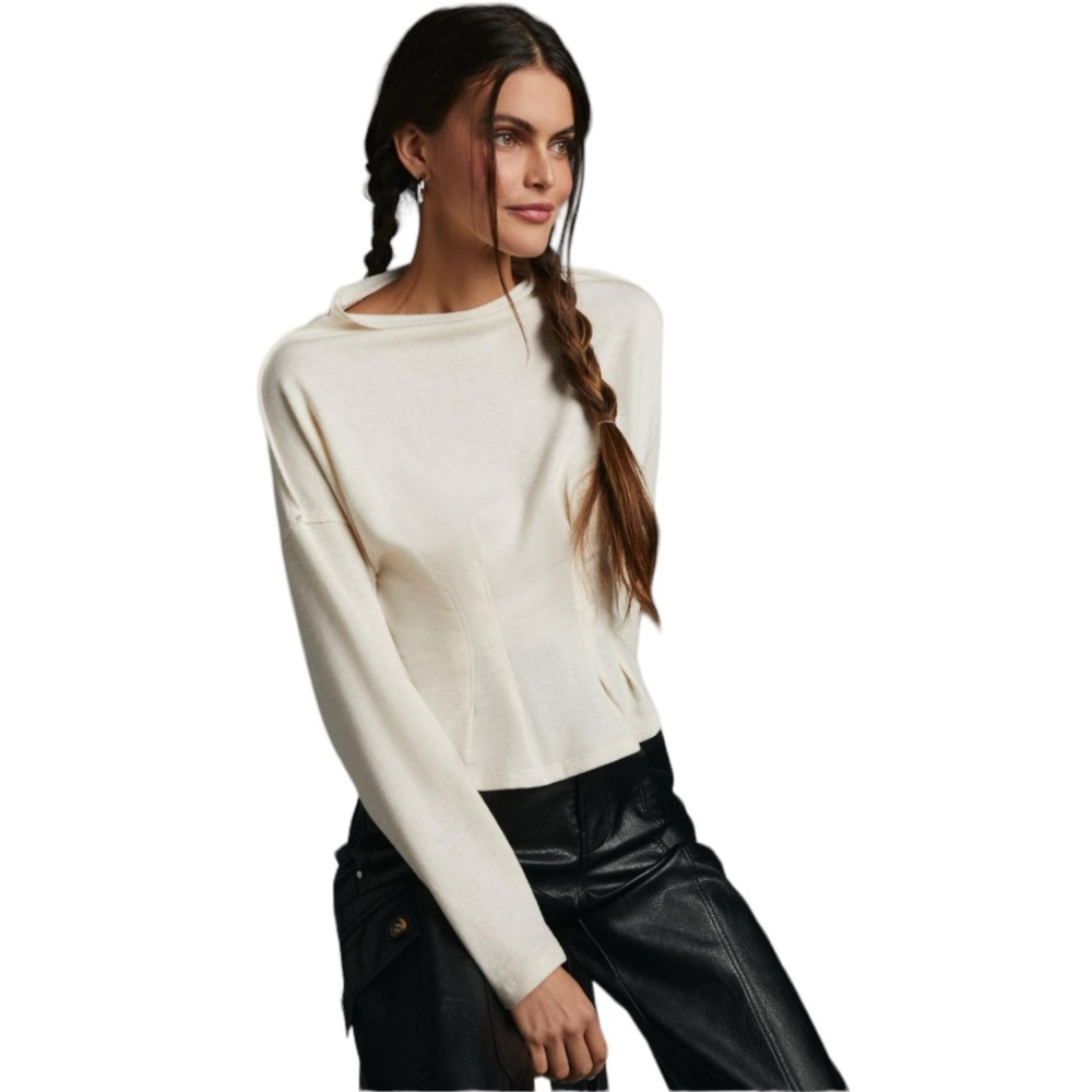 NWOT Anthropologie Pilcro Corset Sweatshirt MP